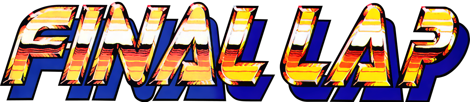 Final Lap logo for Famicom